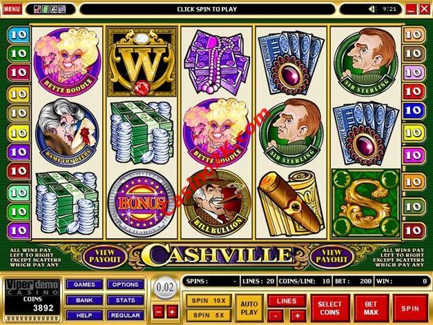 slot cashville