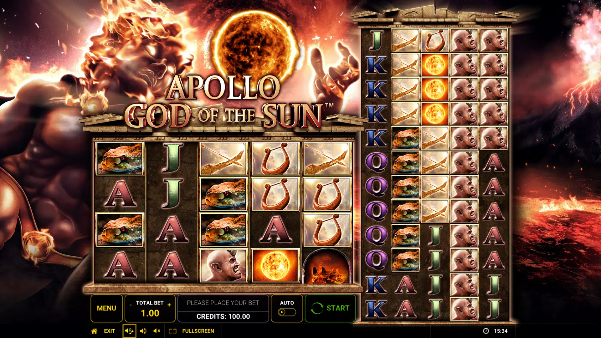 Apollo gof of the sun gioco